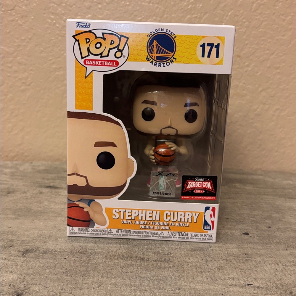 Funko Pop NBA Stephen Curry Golden State Warriors
